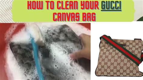 how to clean my gucci purse